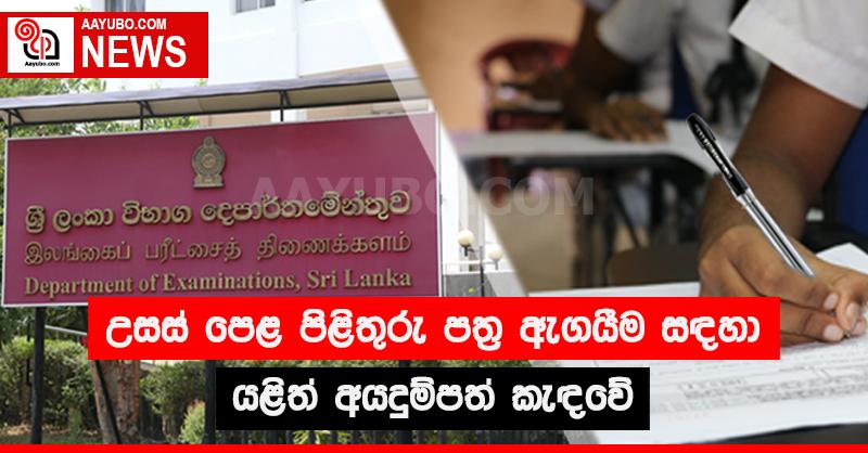 උසස් පෙළ පිළිතුරු පත්‍ර ඇගයීම සඳහා යළිත් අයදුම්පත් කැඳවේ 