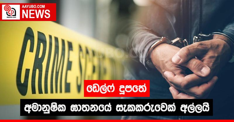 ඩෙල්ෆ් දූපතේ අමානුෂික ඝාතනයේ සැකකරුවෙක් අල්ලයි