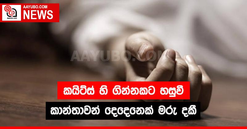 කයිට්ස් හි ගින්නකට හසුවී කාන්තාවන් දෙදෙනක්  මරු  දකී