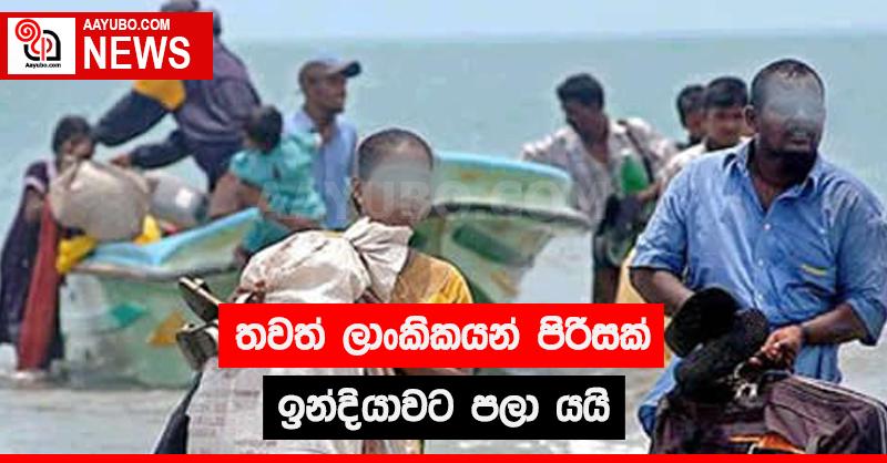තවත් ලාංකිකයන් පිරිසක් ඉන්දියාවට පලා යයි