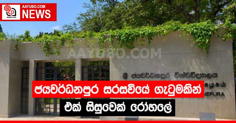 ජයවර්ධනපුර සරසවියේ ගැටුමකින් එක් සිසුවෙක් රෝහලේ