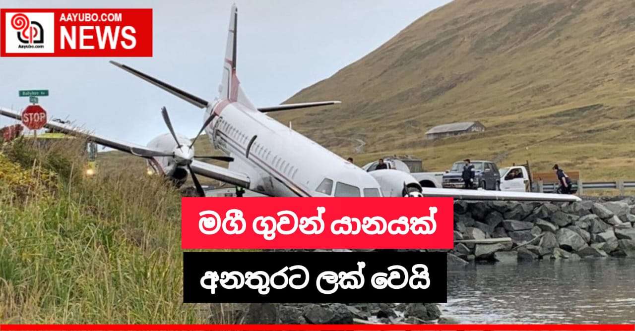 මගී ගුවන් යානයක් අනතුරට ලක් වෙයි