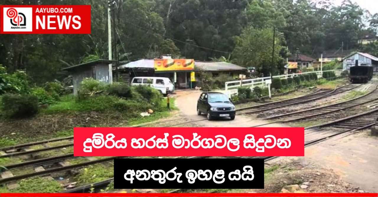 දුම්රිය හරස් මාර්ගවල සිදුවන අනතුරු ප්‍රමාණය ඉහළ යයි
