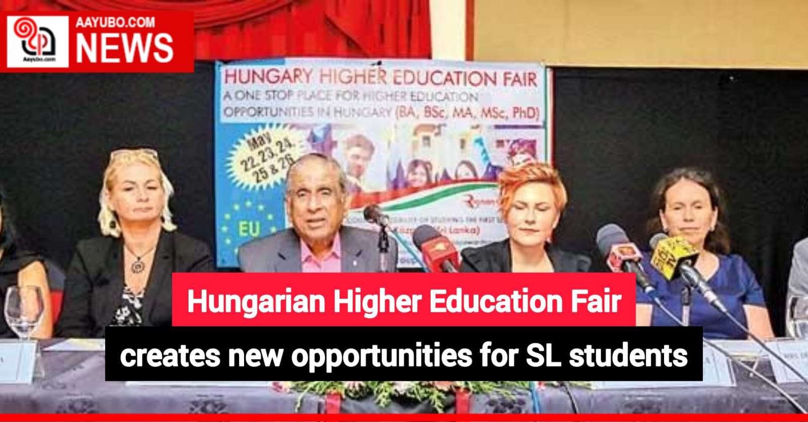 Hungarian Higher Education Fair creates new opportunities for SL students