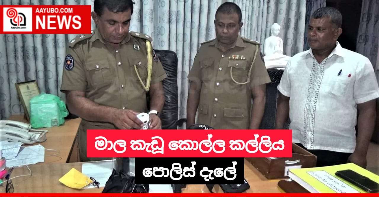 මාල කැඩූ කොල්ල කල්ලිය පොලිස් දැලේ