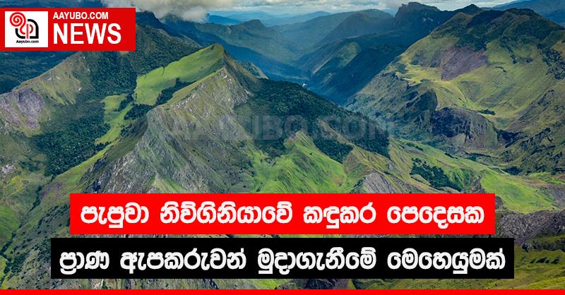 පැපුවා නිව්ගිනියාවේ කඳුකර පෙදෙසක ප්‍රාණ ඇපකරුවන් මුදාගැනීමේ මෙහෙයුමක්