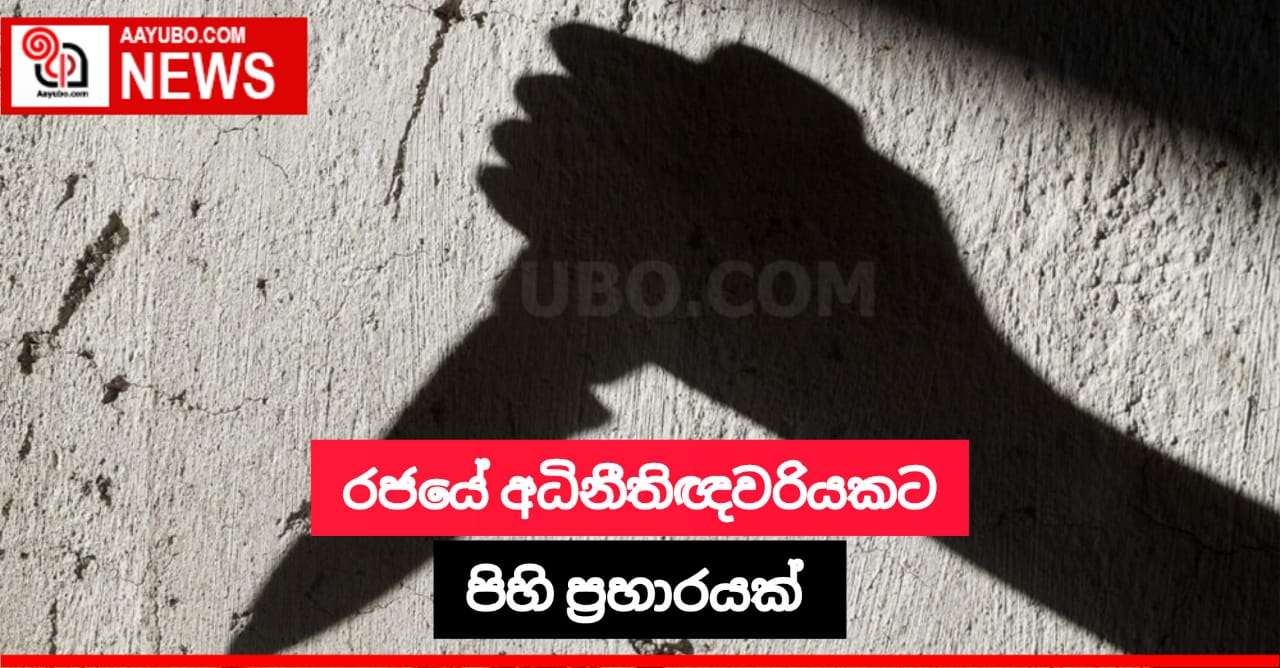 රජයේ අධිනීතිඥවරියකට පිහි ප්‍රහාරයක්