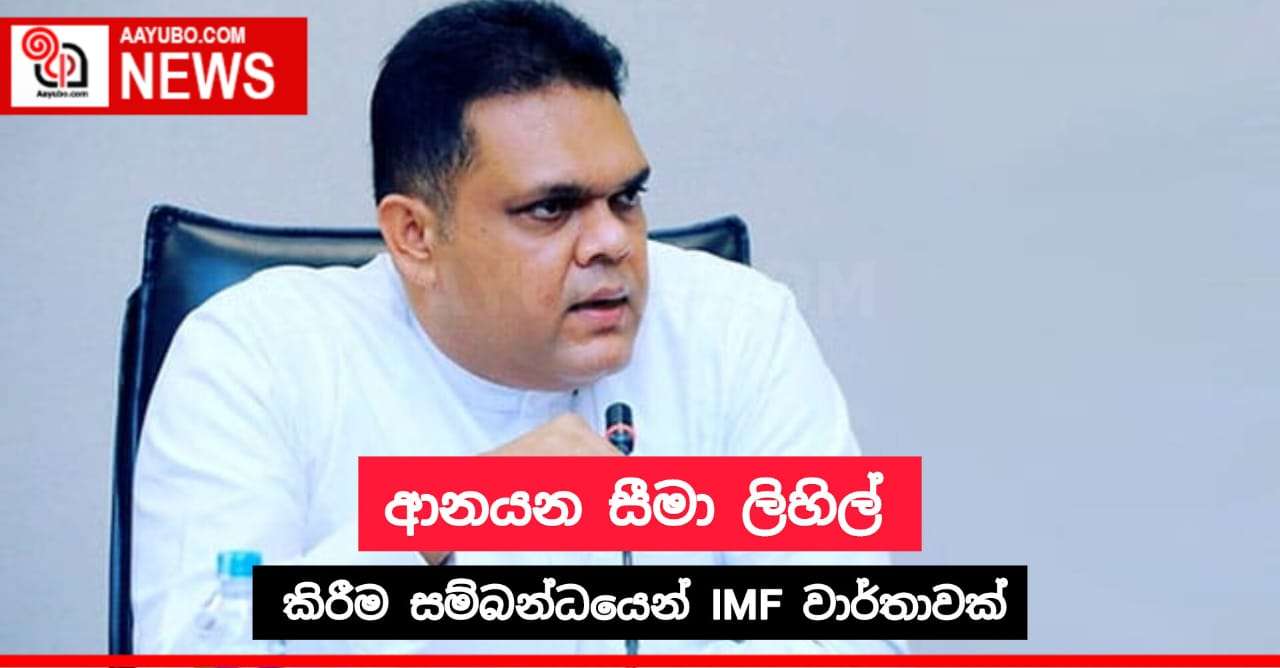 ආනයන සීමා ලිහිල් කිරීම සම්බන්ධයෙන් IMF වාර්තාවක්