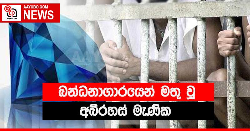 බන්ධනාගාරයෙන් මතු වූ මැණික
