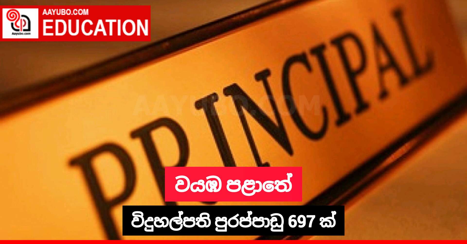 වයඹ පළාතේ විදුහල්පති පුරප්පාඩු 697 ක්