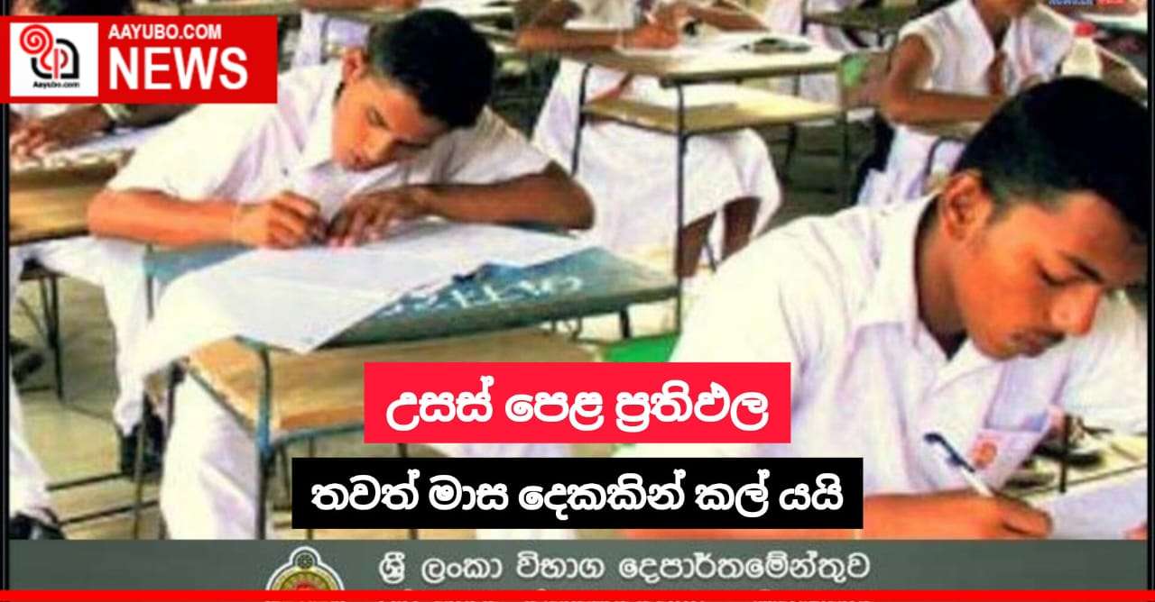 උසස් පෙළ ප්‍රතිඵල නිකුත් කිරීම තවත් මාස දෙකකින් කල් යයි