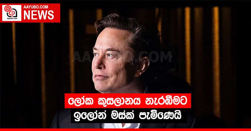 ලෝක කුසලානය නැරඹීමට ඉලෝන් මස්ක් පැමිණෙයි