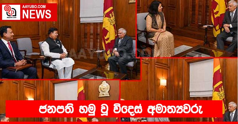 ආසියානු රටවල විදේශ අමාත්‍යවරු ජනපති හමුවට.