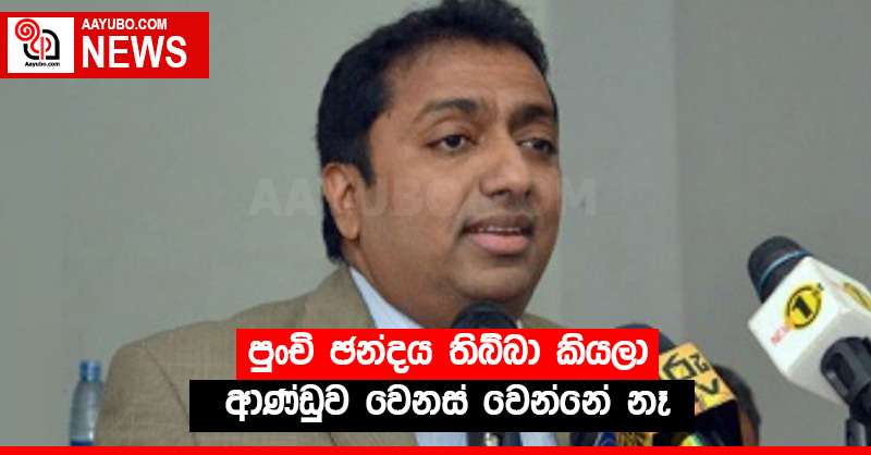 පුංචි ඡන්දය තිබ්බා කියලා ආණ්ඩුව වෙනස් වෙන්නේ නෑ
