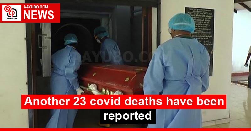 Another 23 covid deaths have been reported