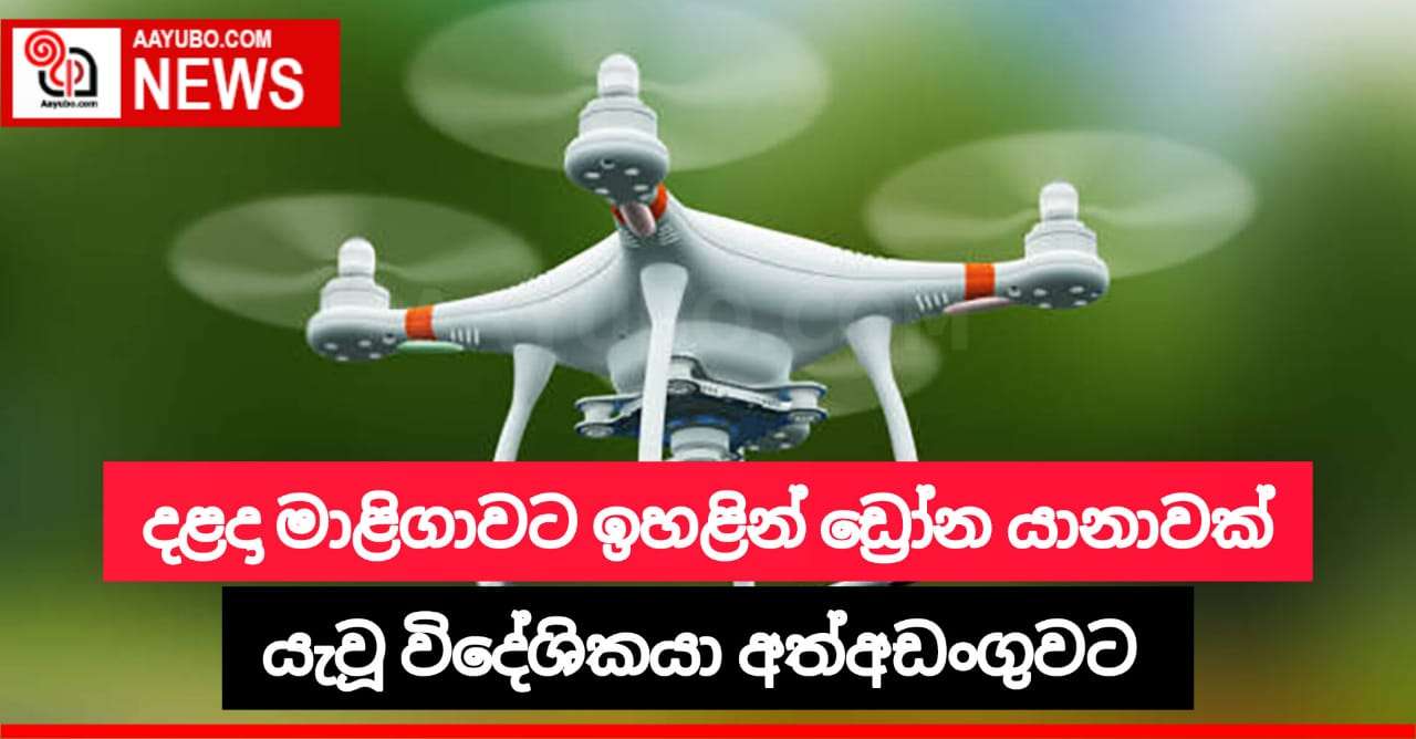 දළදා මාළිගාවට ඉහළින්ඩ්‍රෝන යානාවක් යැවූ විදේශිකයා අත්අඩංගුවට