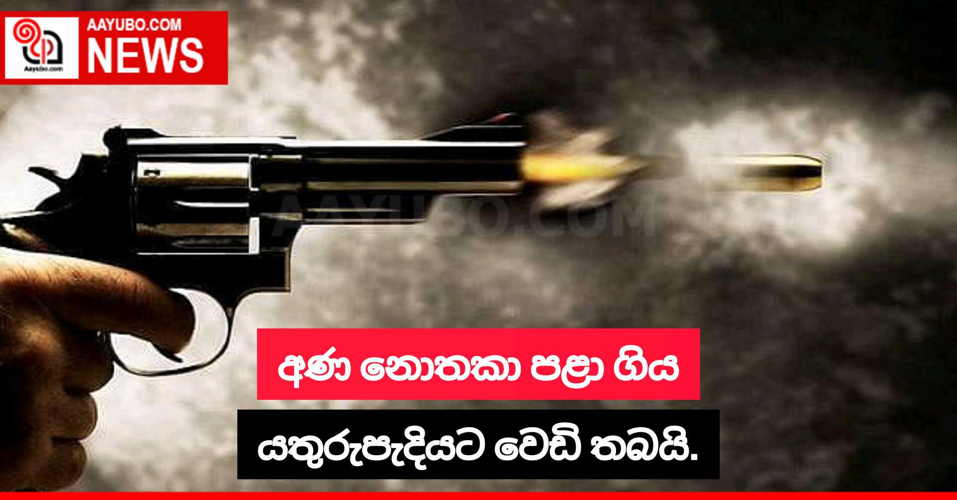 අණ නොතකා පළා ගිය යතුරුපැදියට වෙඩි තබයි.