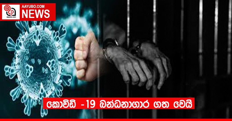 කොවිඩ් - 19 බන්ධනාගාර ගත වෙයි