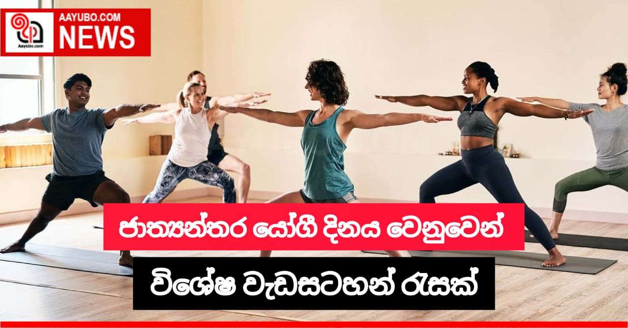 ජාත්‍යන්තර යෝගී දිනය වෙනුවෙන් විශේෂ වැඩසටහන් රැසක්