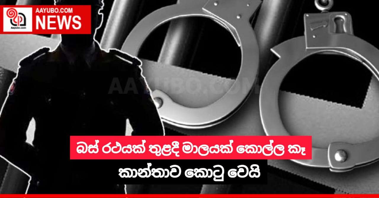 බස් රථයක් තුළදී මාලයක් කොල්ල කෑ කාන්තාව කොටු වෙයි