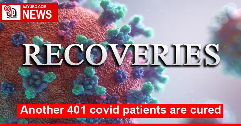 Another 401 covid patients are cured