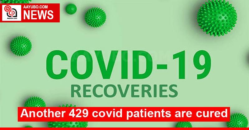 Another 429 covid patients are cured