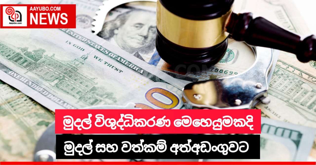 මුදල් විශුද්ධිකරණ මෙහෙයුමකදී ඩොලර් බිලියන එකක මුදල් හා වත්කම් අත්අඩංගුවට