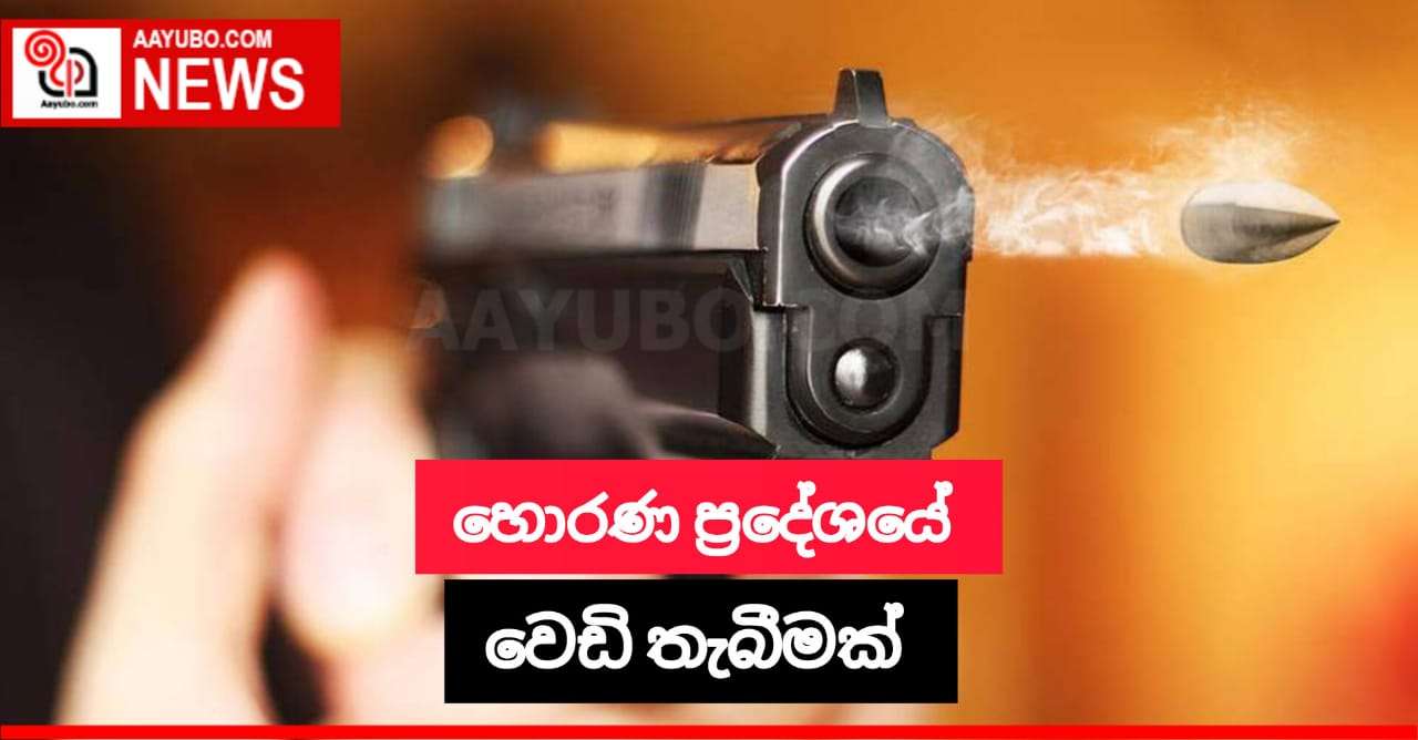 හොරණ ප්‍රදේශයේ වෙඩි තැබීමක්