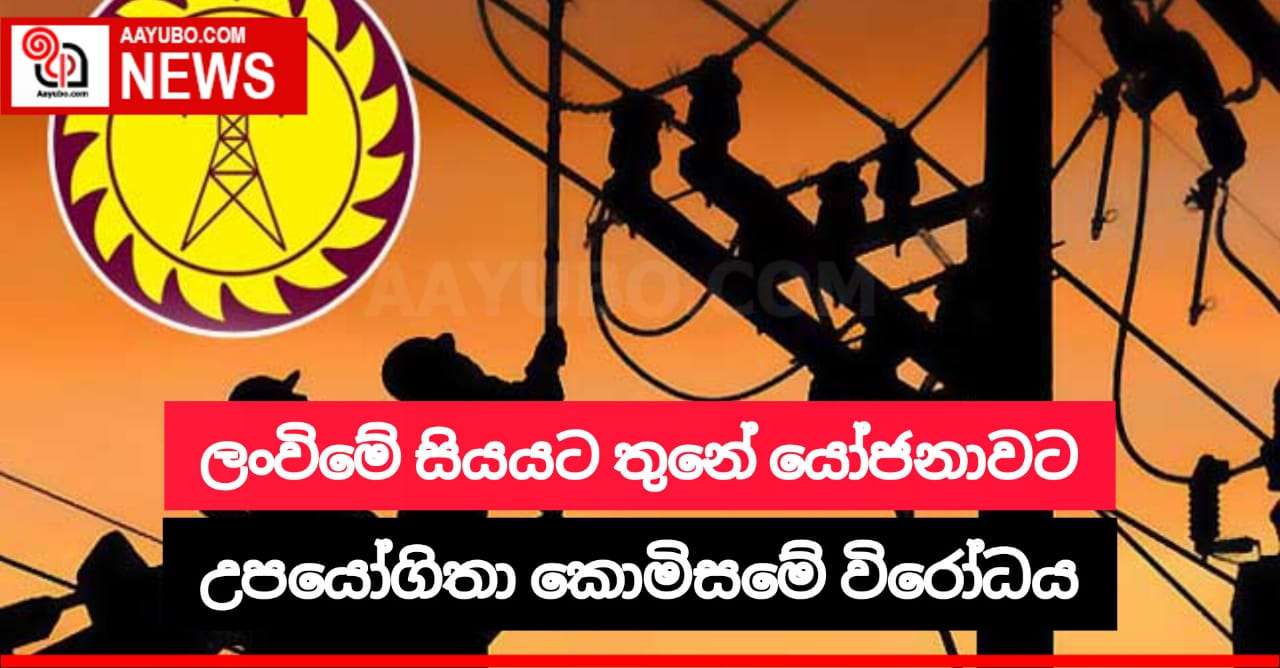 විදුලි බිල සංශෝධනයට