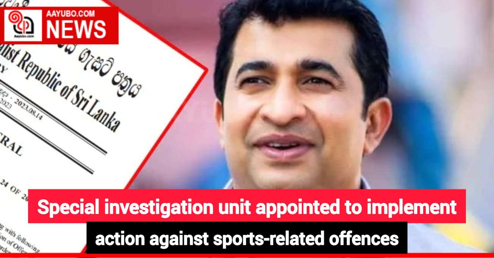 Special investigation unit appointed to implement action against sports-related offences