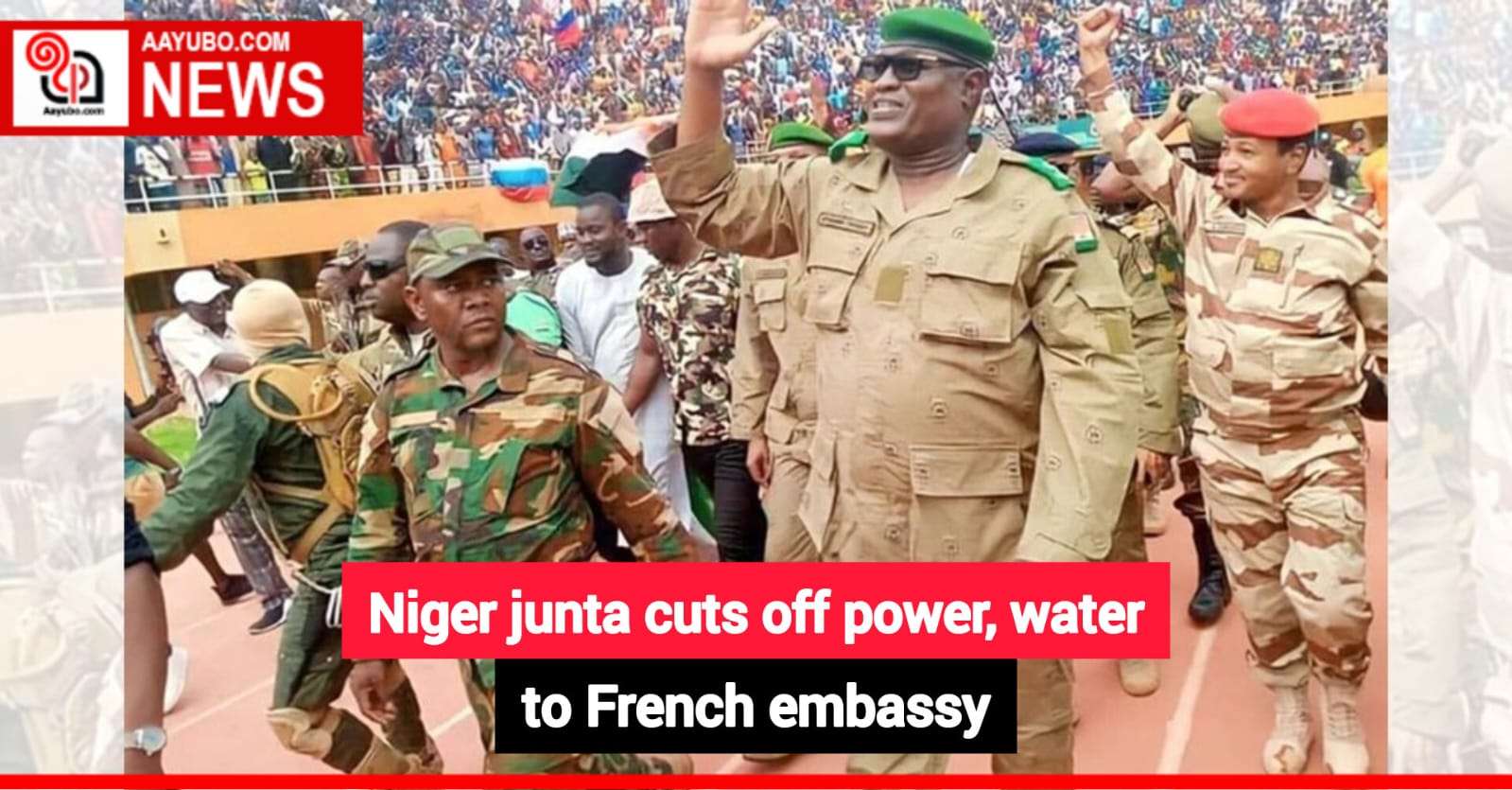 Niger junta cuts off power, water to French embassy
