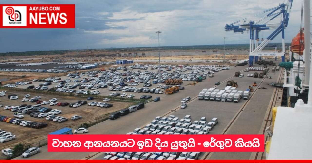 වාහන ආනයනයට ඉඩ දිය යුතුයි - රේගුව කියයි