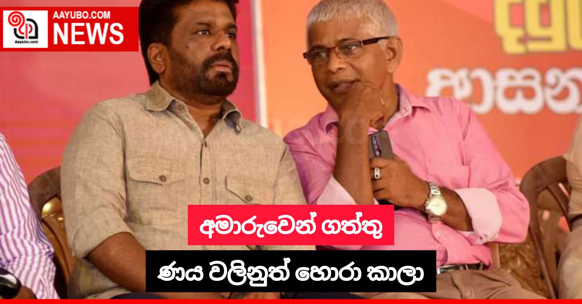 අමාරුවෙන් ගත්තු ණය වලිනුත් හොරා කාලා