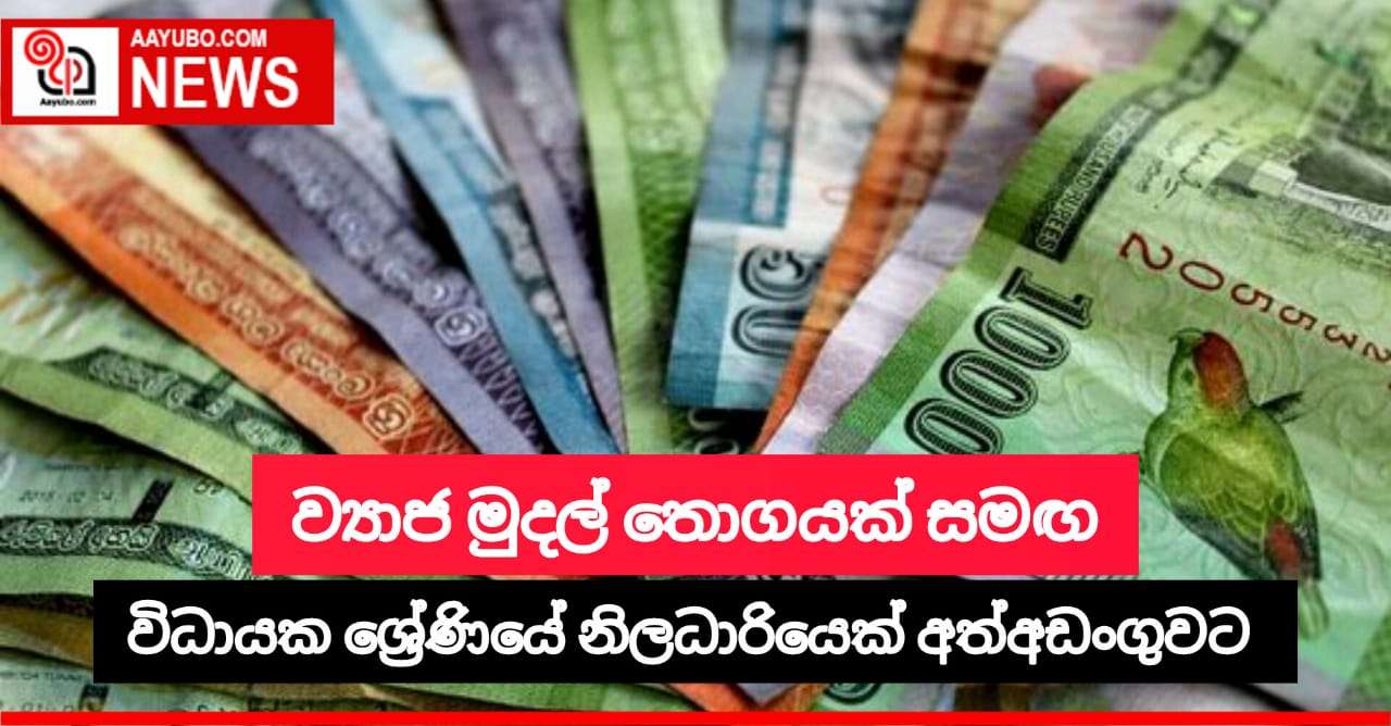 ව්‍යාජ මුදල් නෝට්ටු තොගයක් ළඟ තබාගෙන සිටි විධායක ශ්‍රේණියේ විගණන නිලධාරියෙකු අත්අඩංගුවට