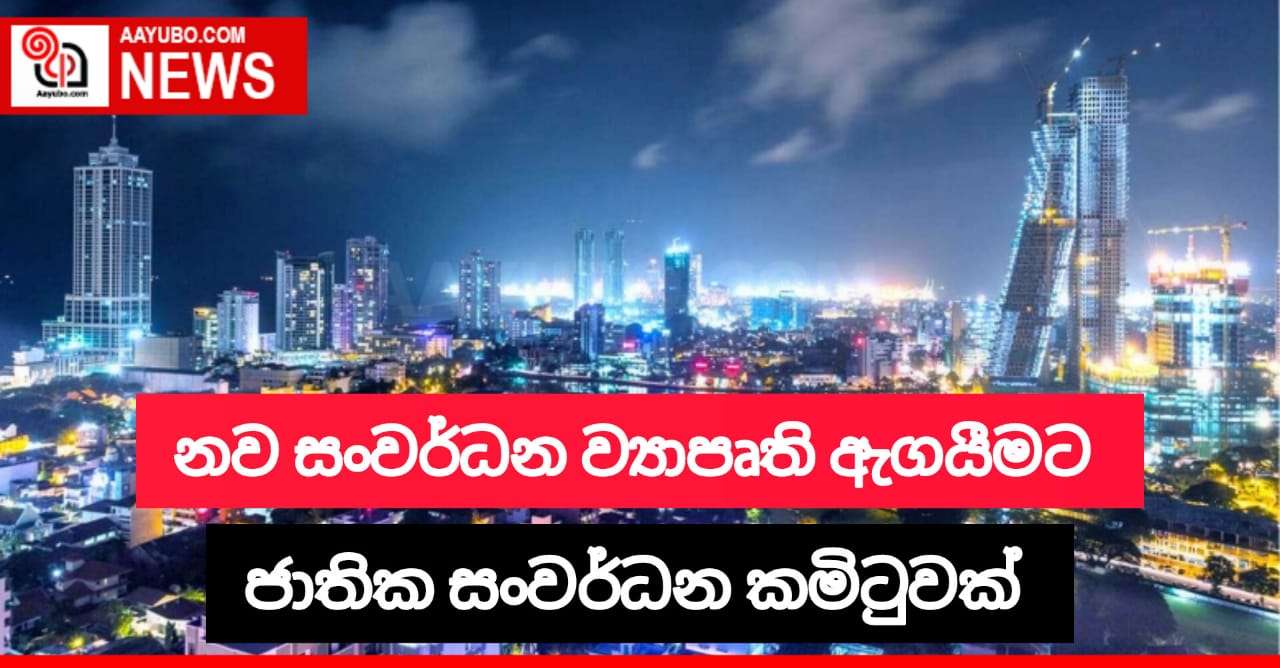 නව සංවර්ධන ව්‍යාපෘති සහ වැඩසටහන් ඇගයීම සඳහා ජාතික සංවර්ධන කමිටුවක්