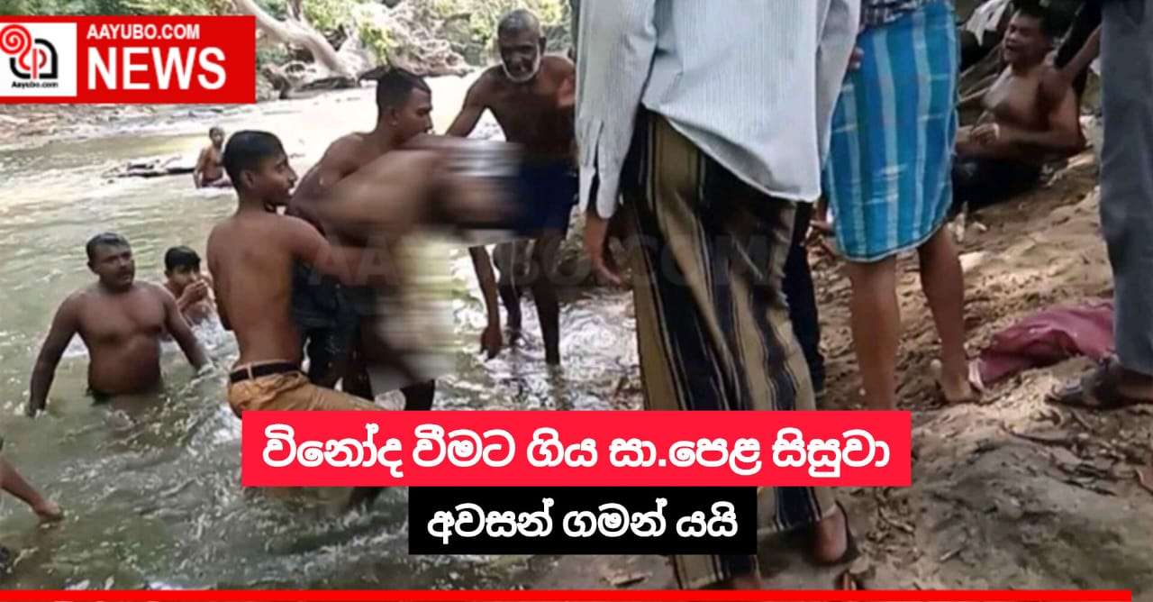 විනෝද වීමට ගිය සා.පෙළ සිසුවා අවසන් ගමන් යයි