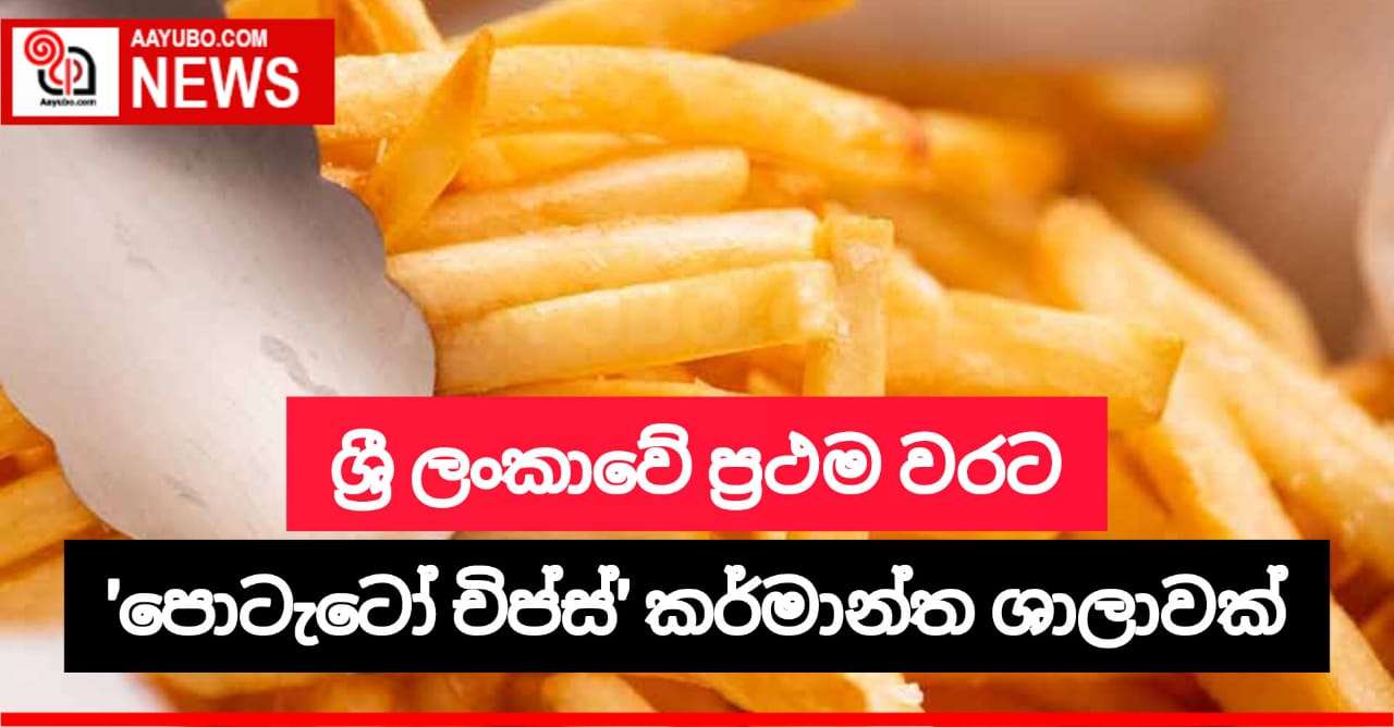  ශ්‍රී ලංකාවේ ප්‍රථම “පොටැටෝ චිප්ස්” කර්මාන්ත ශාලාවක්