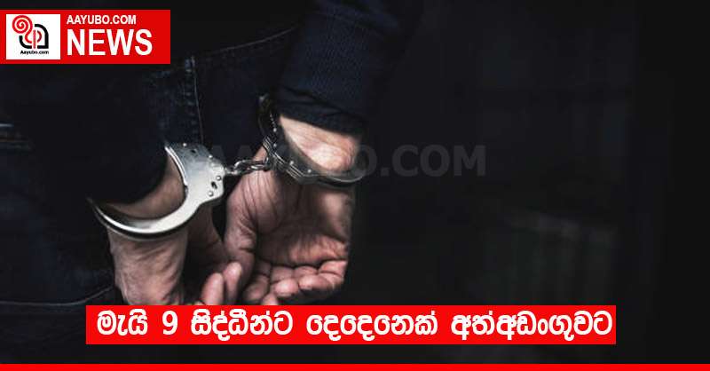 මැයි 9 සිද්ධීන්ට දෙදෙනෙක් අත්අඩංගුවට