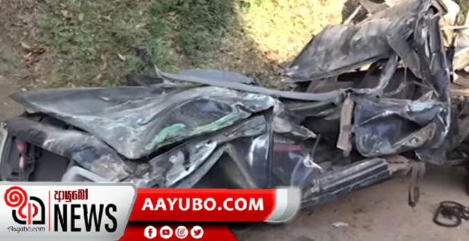 රිය අනතුරකින් තරුණයින් සිව්දෙනෙක් මරුට