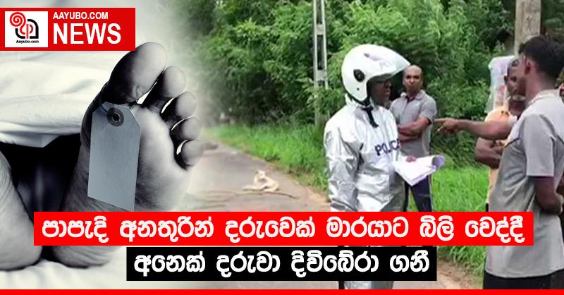 පාපැදි අනතුරින් දරුවෙක් මාරයාට බිලි වෙද්දී අනෙක් දරුවා දිවිබේරා ගනී