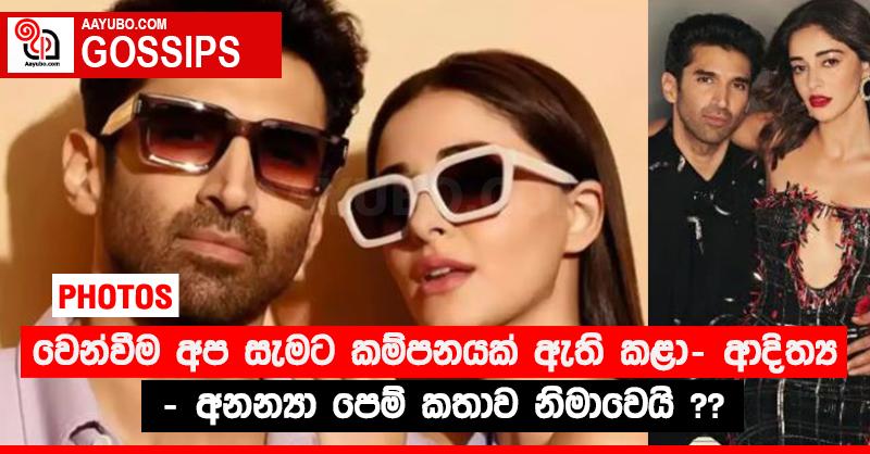 “වෙන්වීම අප සැමට කම්පනයක් ඇති කළා” - ආදිත්‍ය - අනන්‍යා පෙම් කතාව නිමාවෙයි ??  (PHOTOS)