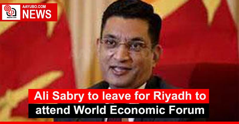 Ali Sabry to leave for Riyadh to attend World Economic Forum