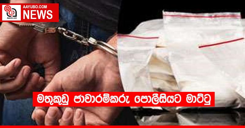 මතුකුඩු ජාවාරම්කරු පොලීසියට මාට්ටු