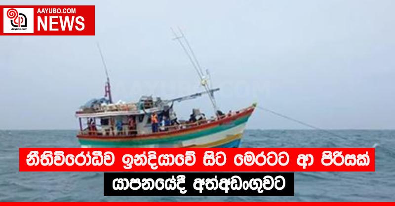 නීතිවිරෝධීව ඉන්දියාවේ සිට මෙරටට ආ පිරිසක් යාපනයේදී අත්අඩංගුවට 