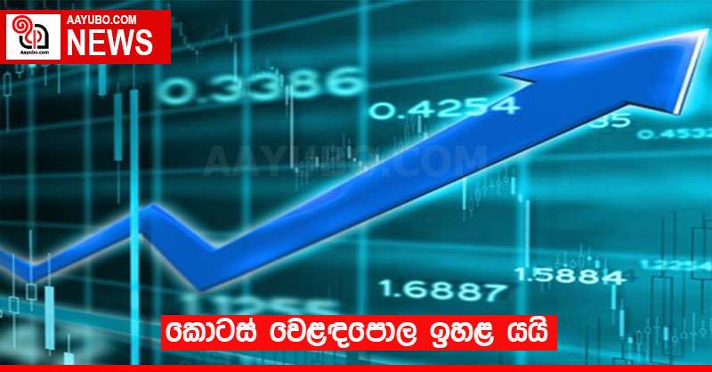 කොටස් වෙළඳපොල ඉහළ යයි