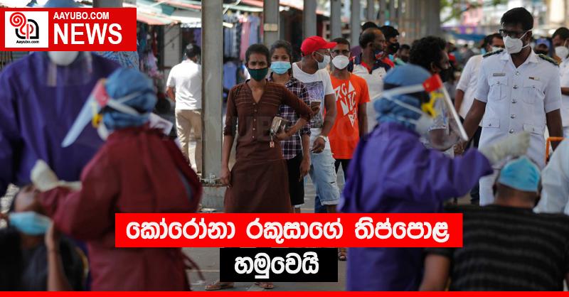 කෝරෝනා රකුසාගේ තිප්පොළ හමුවෙයි