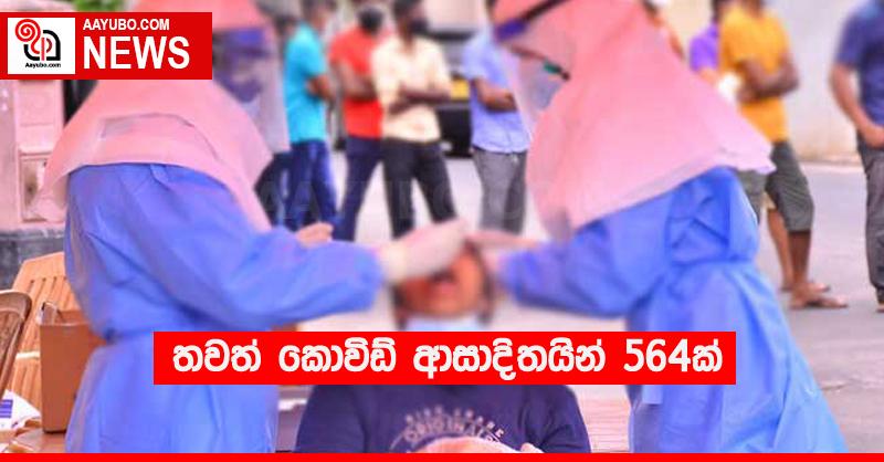 තවත් කොවිඩ් ආසාදිතයින් 564ක්