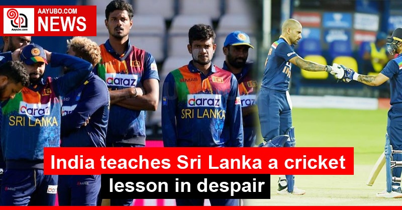 India teaches Sri Lanka a cricket lesson in despair