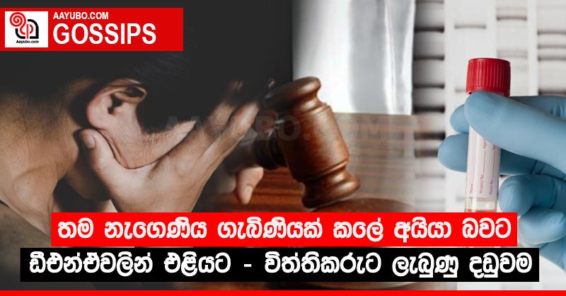 තම නැගෙණිය ගැබිණියක් කලේ අයියා බවට ඩීඑන්ඒවලින් එළියට - විත්තිකරුට ලැබුණු දඬවම