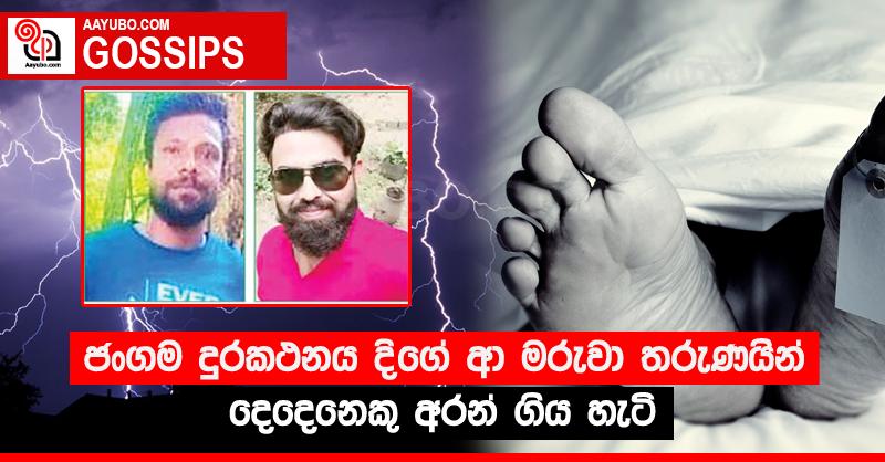 ජංගම දුරකථනය දිගේ ආ මරුවා තරුණයින් දෙදෙනෙකු අරන් ගිය හැටි